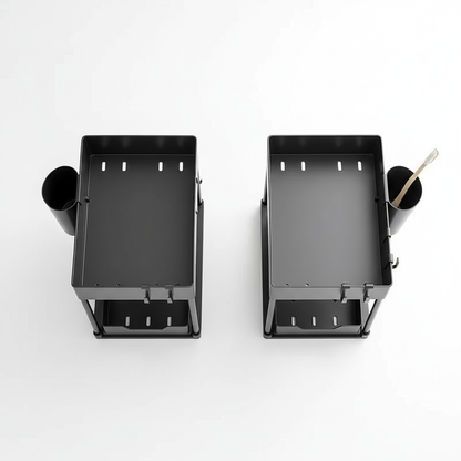 Under Sink Organizer Sliding Cabinet Basket Organizer Storage Rack with Hooks Hanging Cup Bathroom Kitchen Organizer